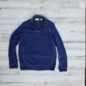 Tommy Bahama Reversible Half Zip Sweater Size M